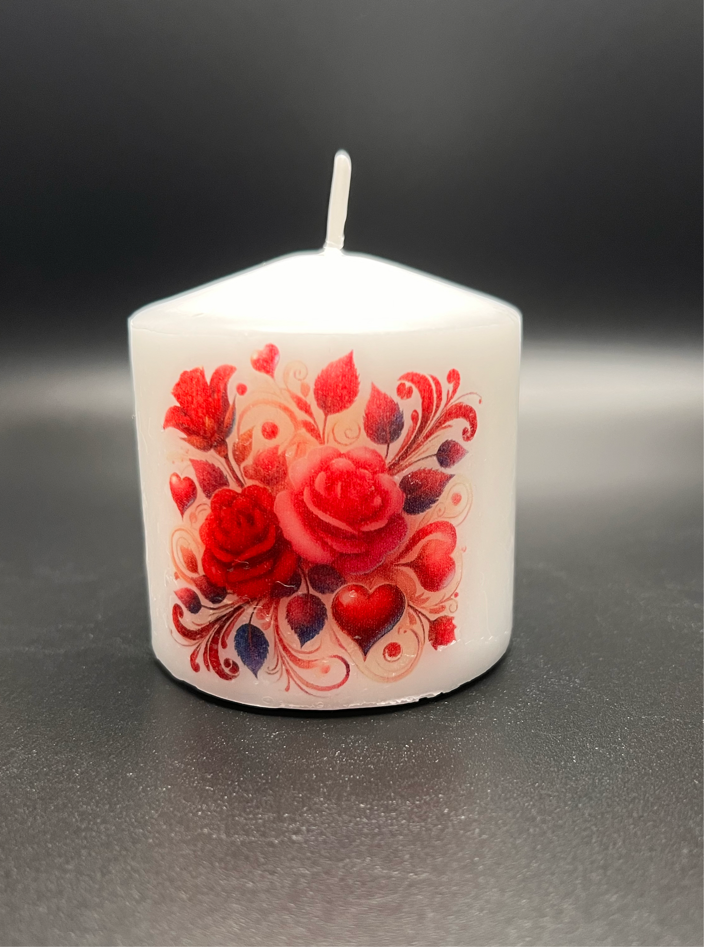 Valentine’s candle