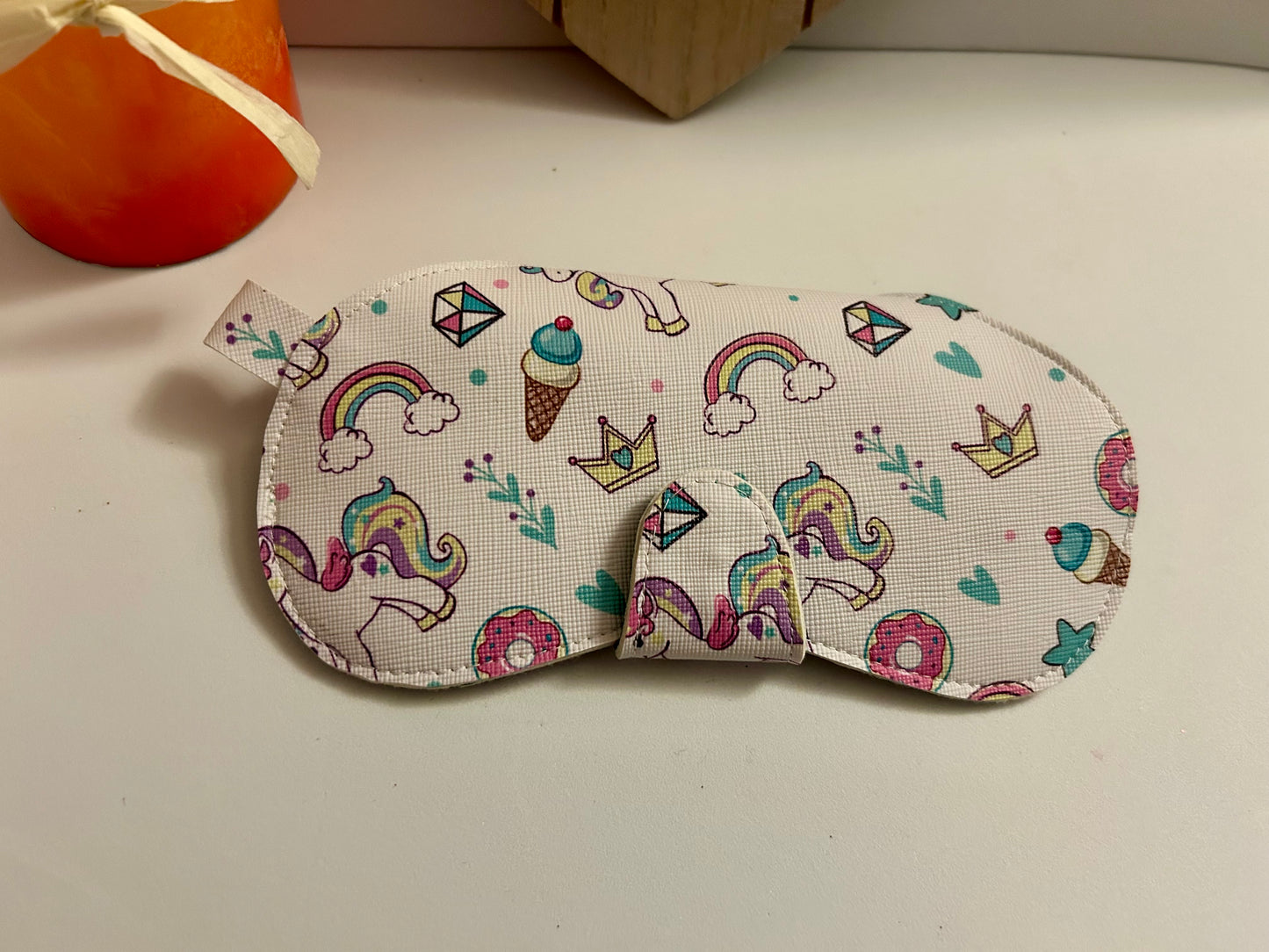 Leather Unicorn Glasses case