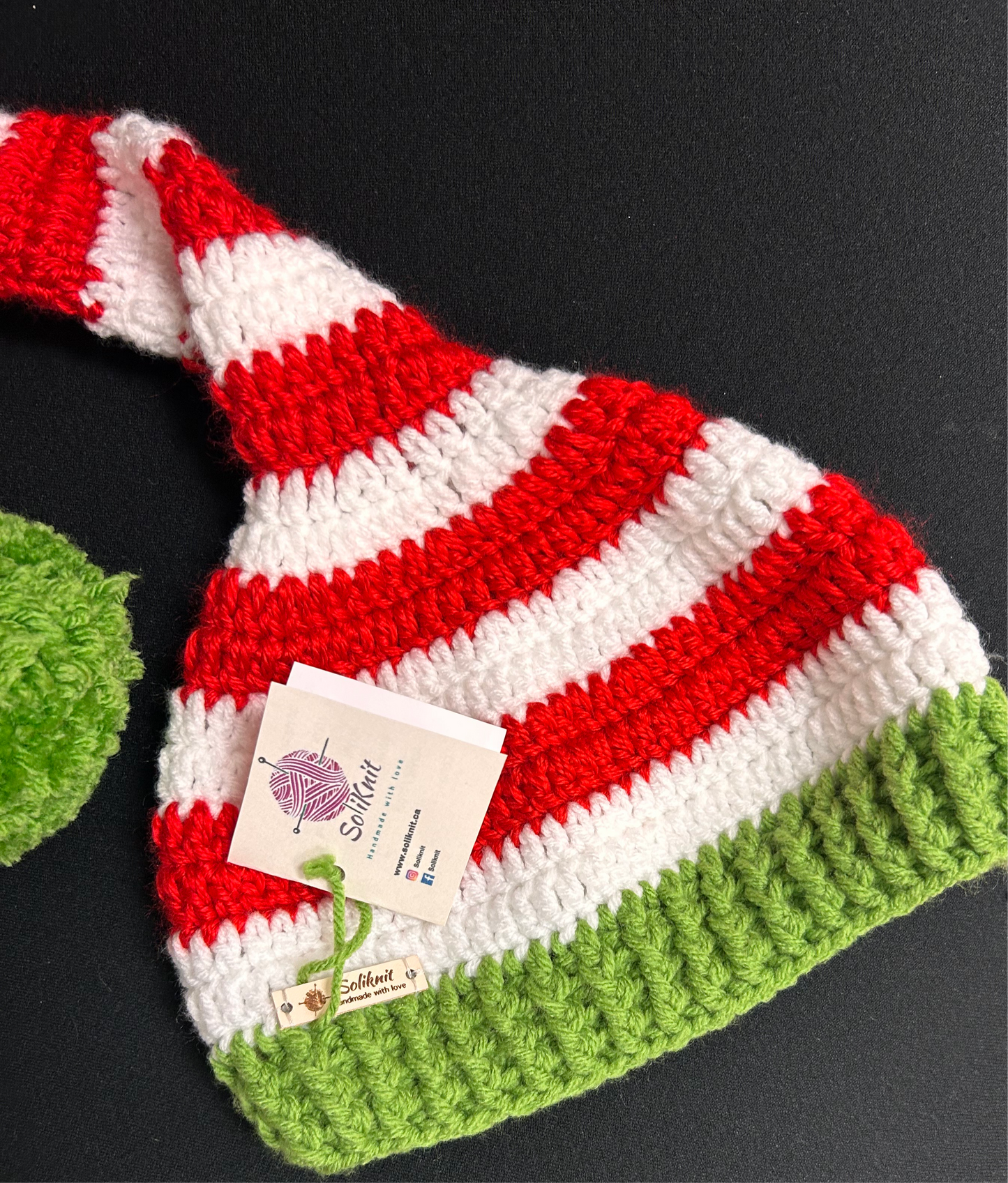 Christmas long hat (grinch hat)