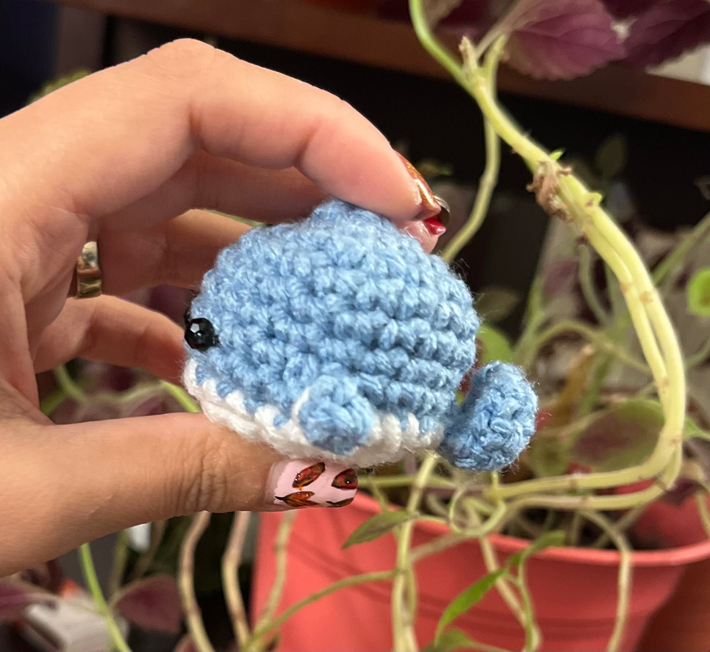 Whale keychain