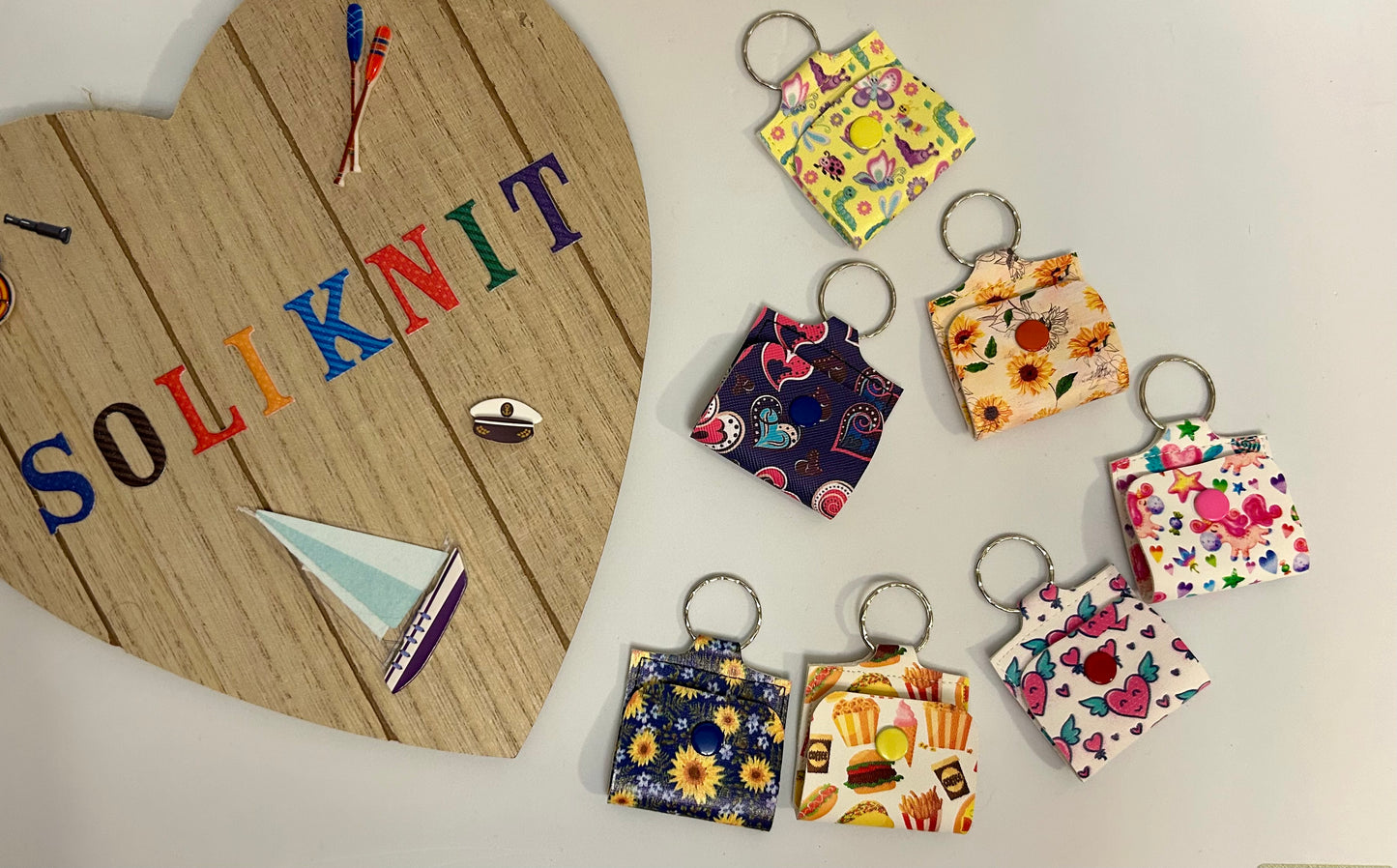Leather Coin Purse keychain