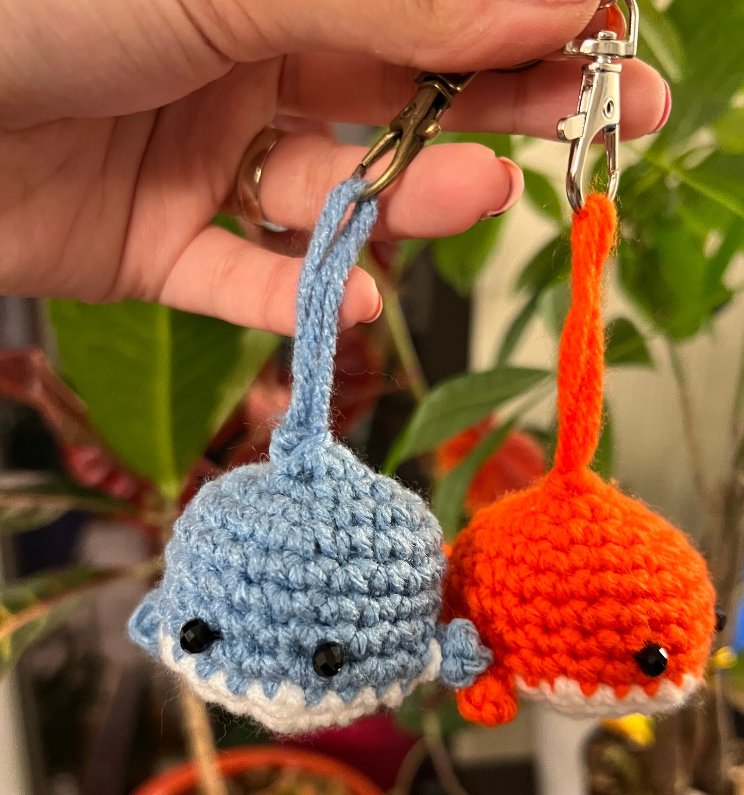 Whale keychain