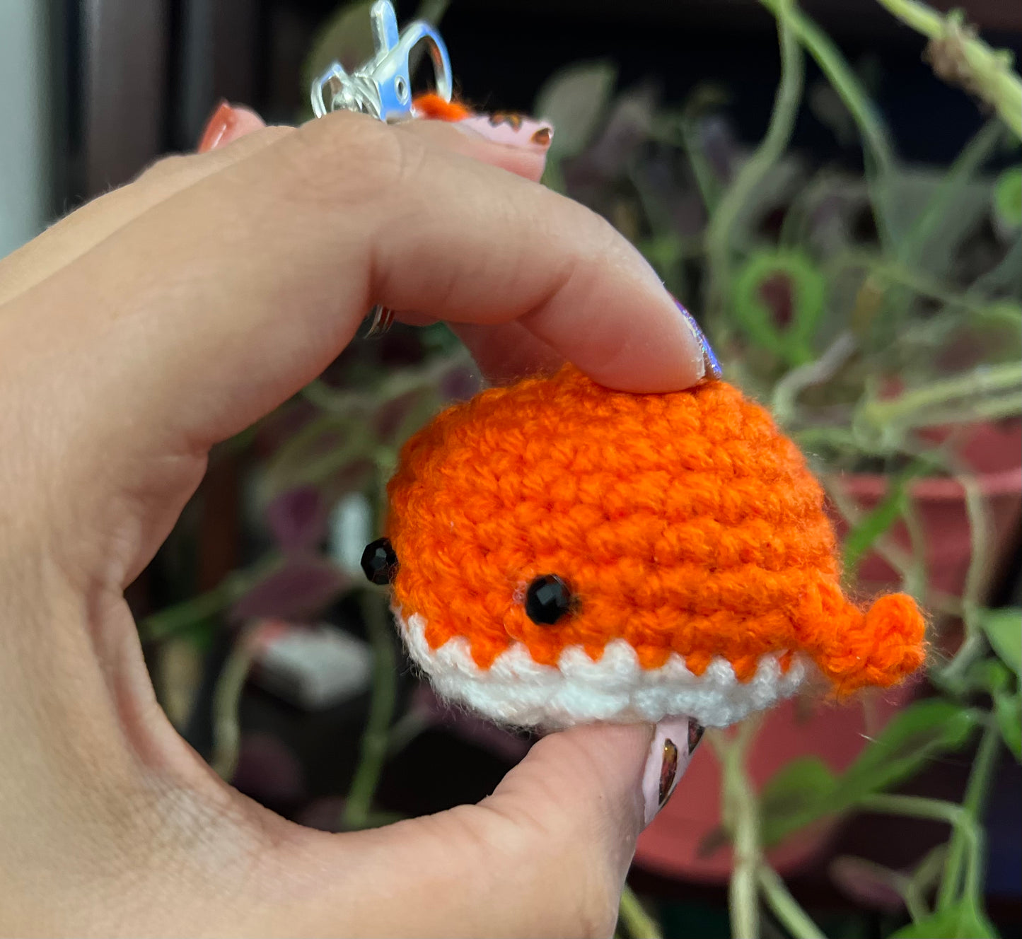Whale keychain