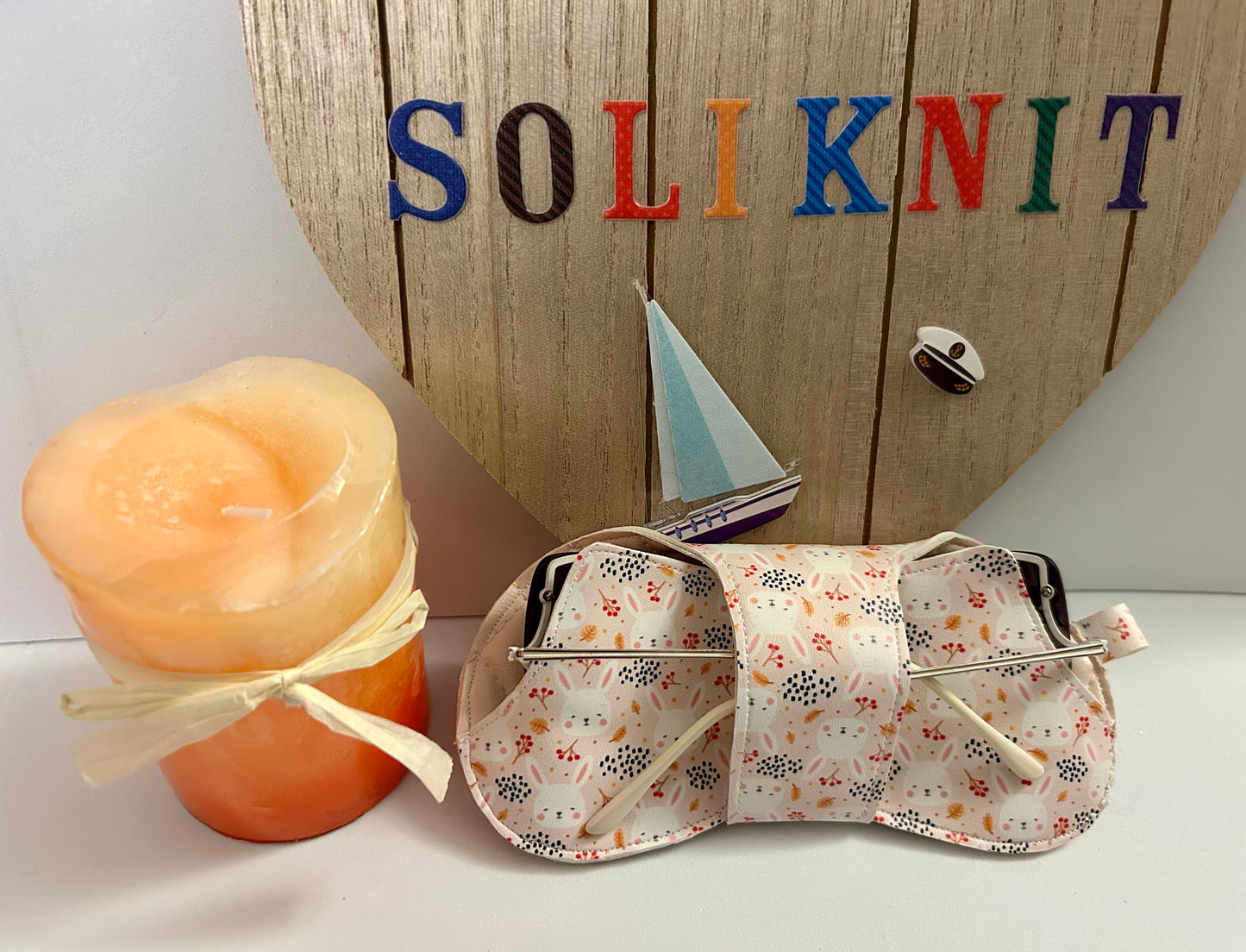 Leather Rabbits Glasses case