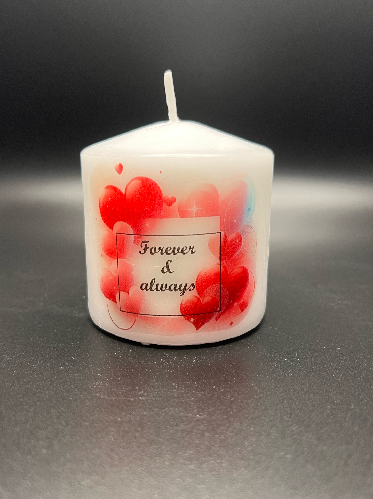 Valentine’s candle