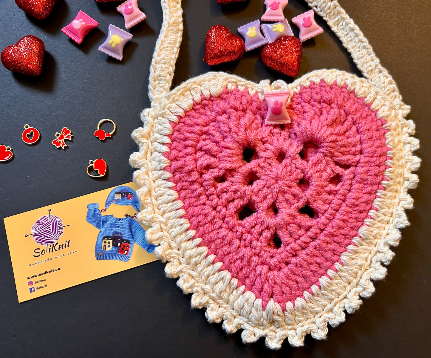 Heart purse