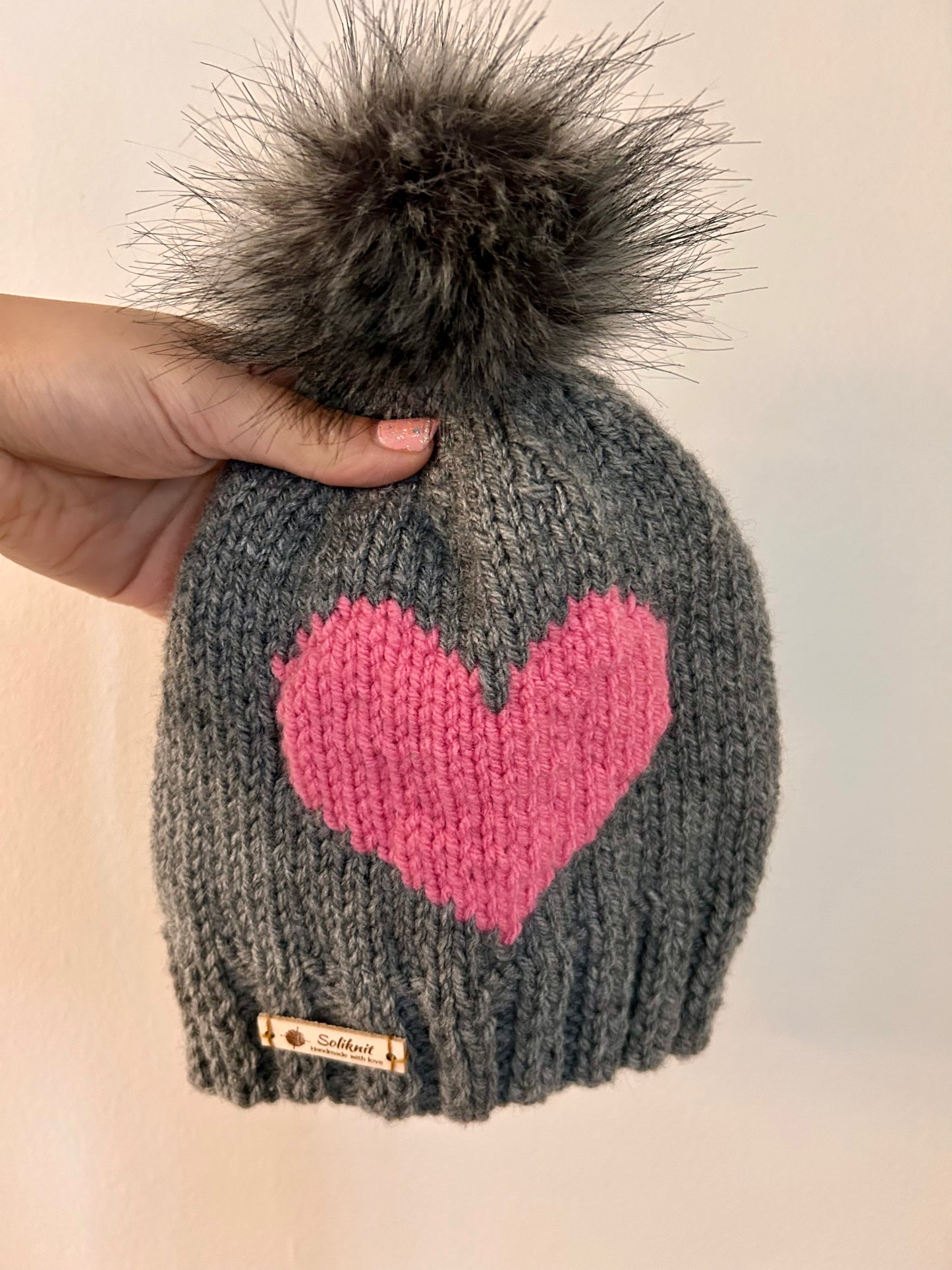 Hat and mittens set ( love )