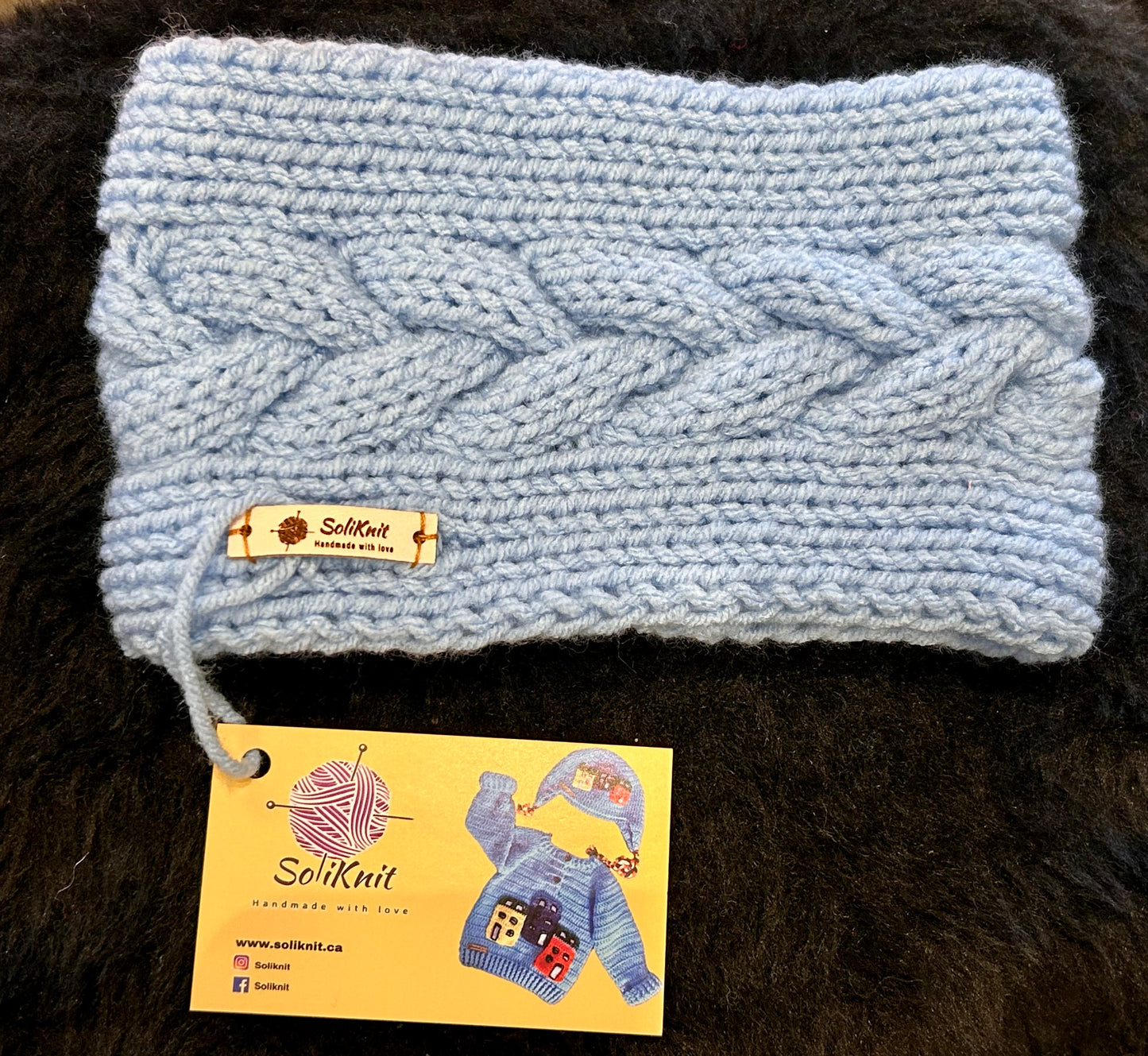 Knitting headband