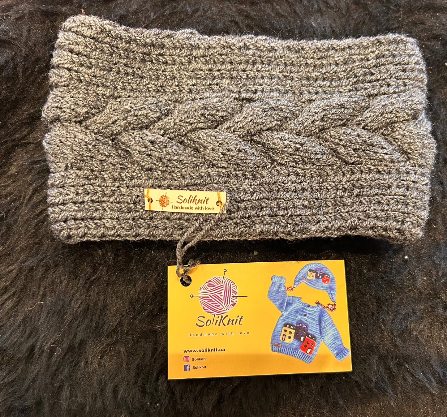 Knitting headband