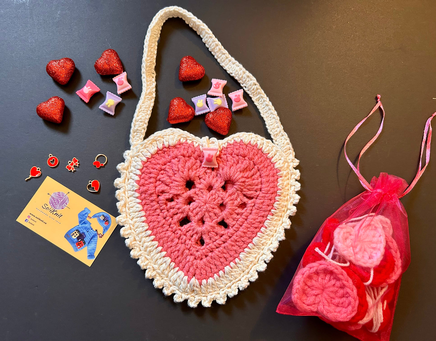 Heart purse