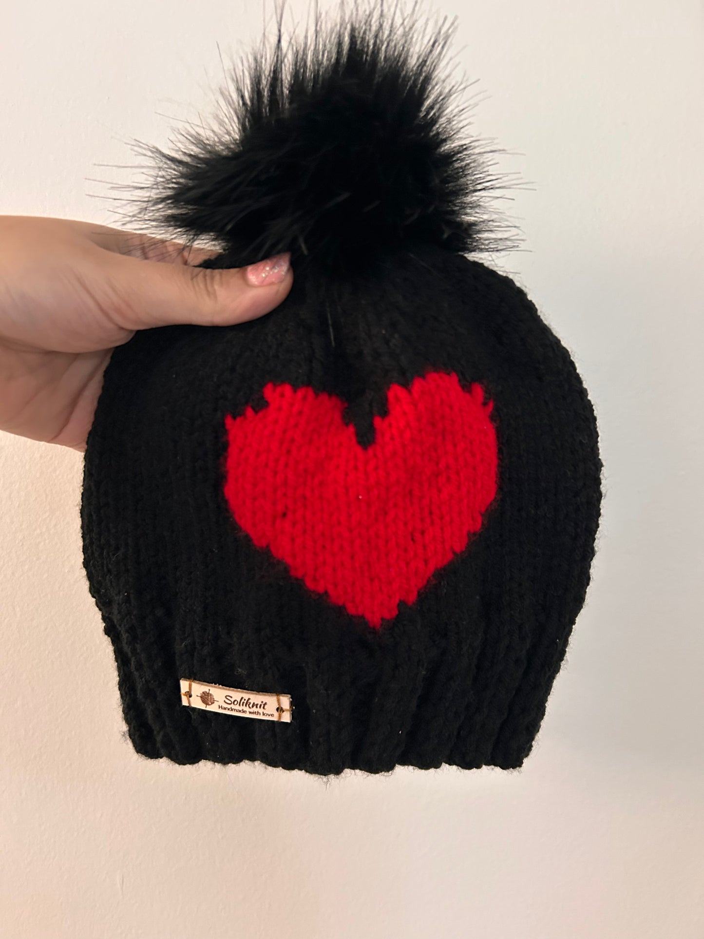 Hat and mittens set ( love )
