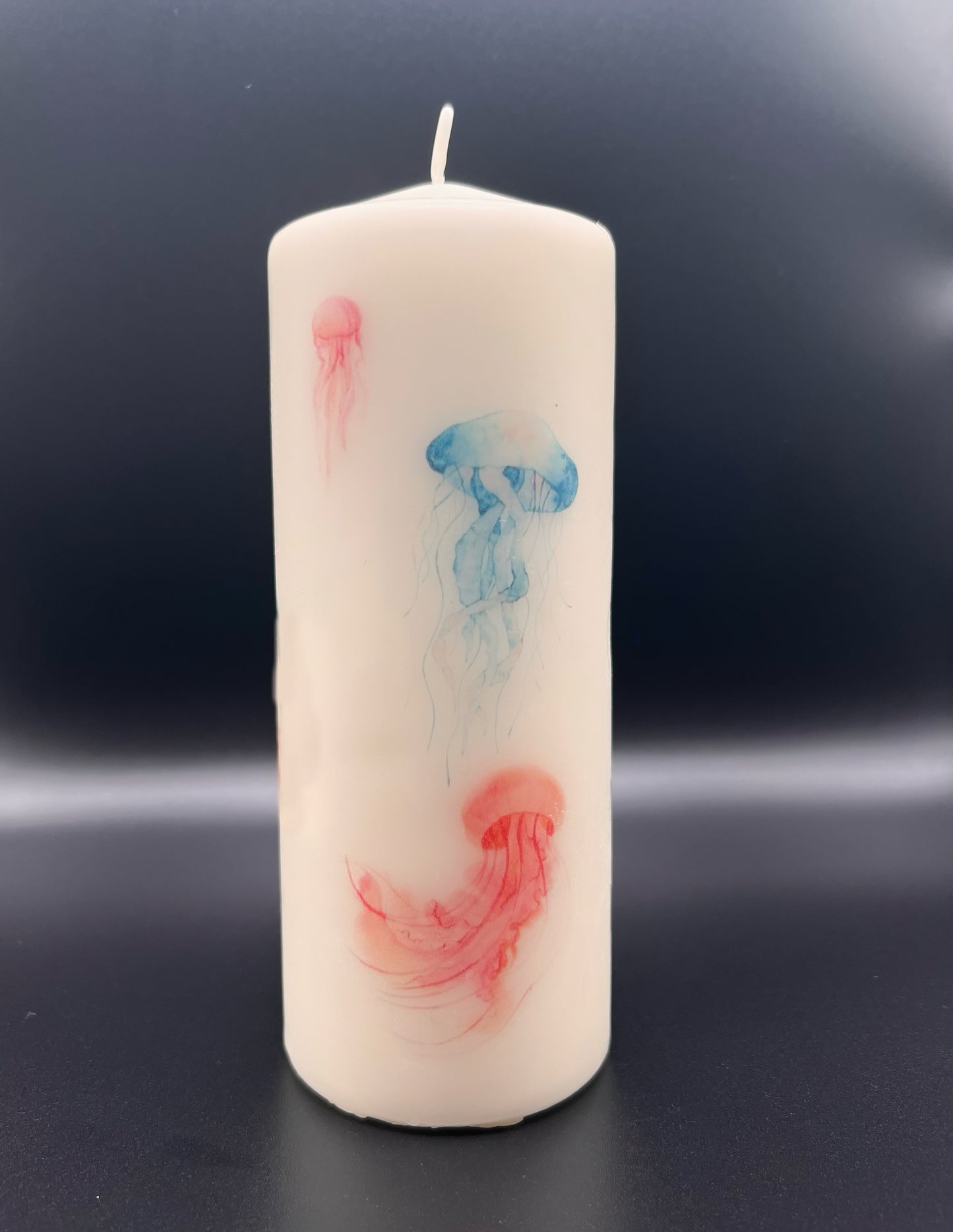 3 jellyfishs candle