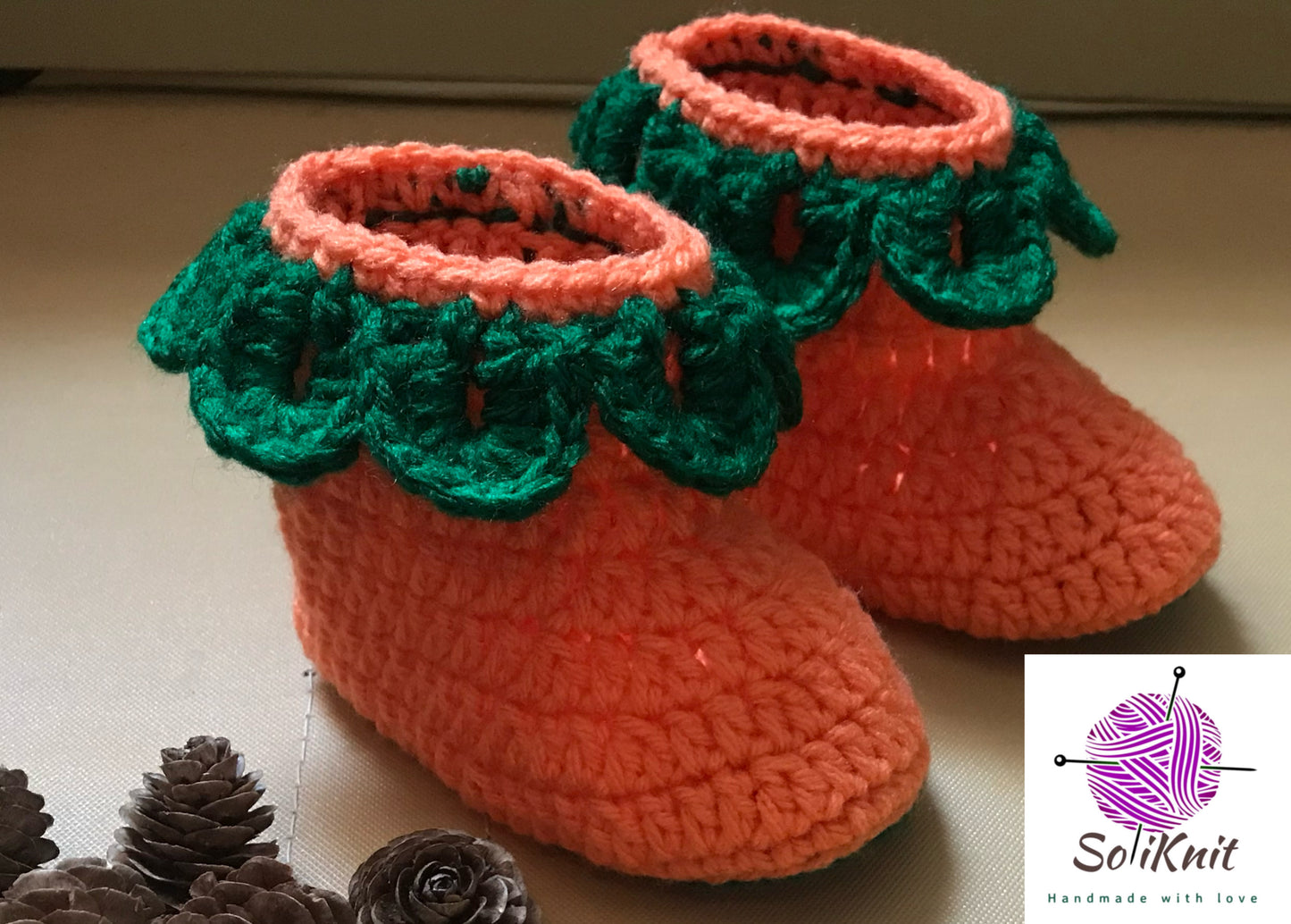 Pumpkin booties