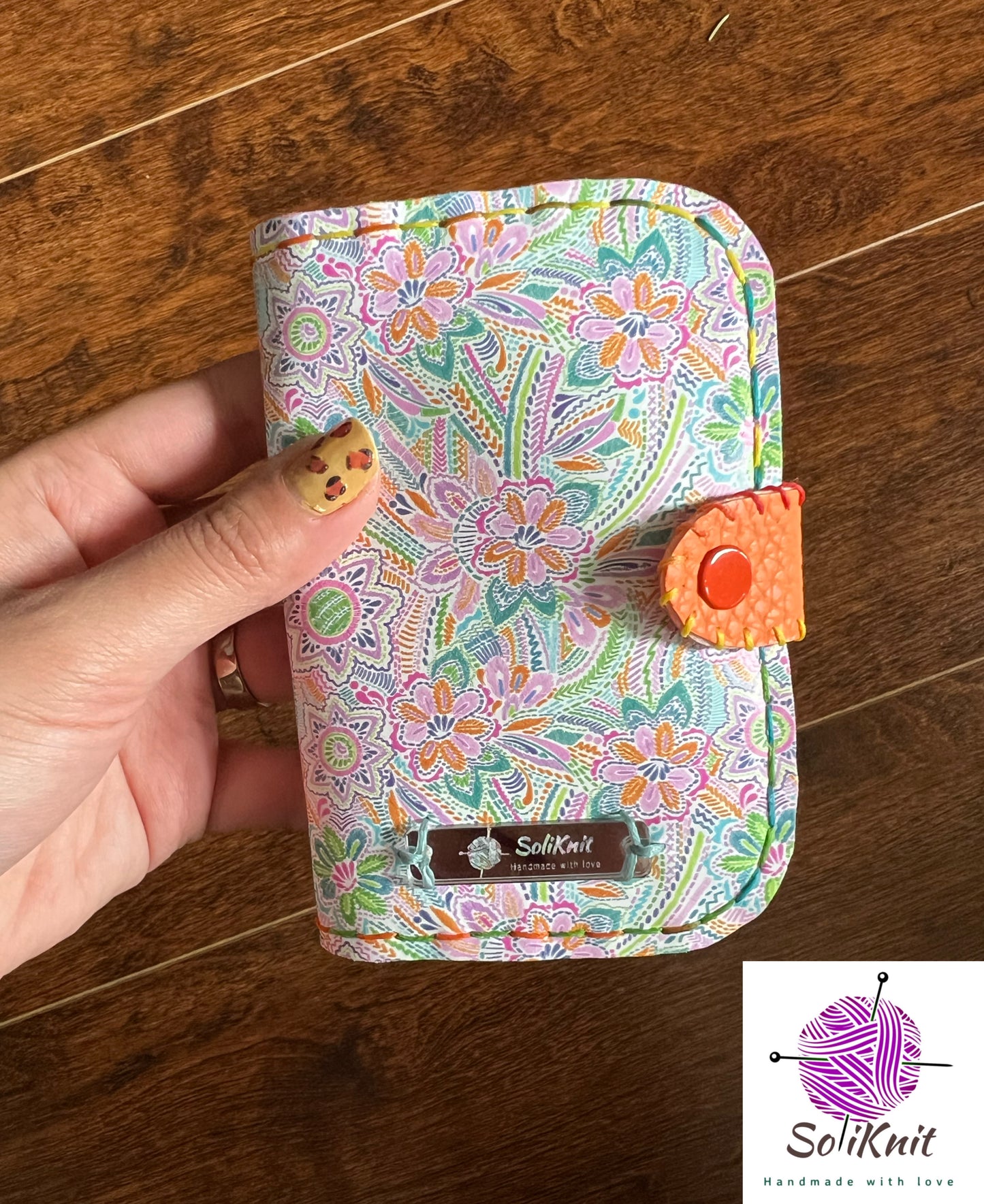 Wallet card holder(flower print)