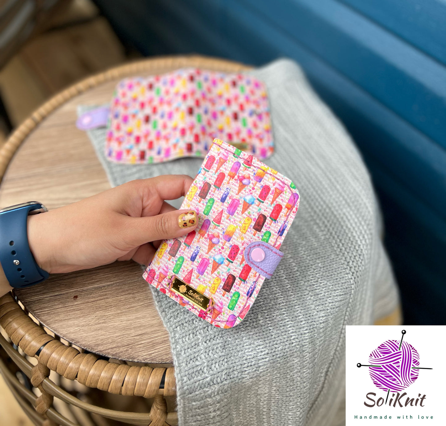 Wallet Card holder (ice cream)
