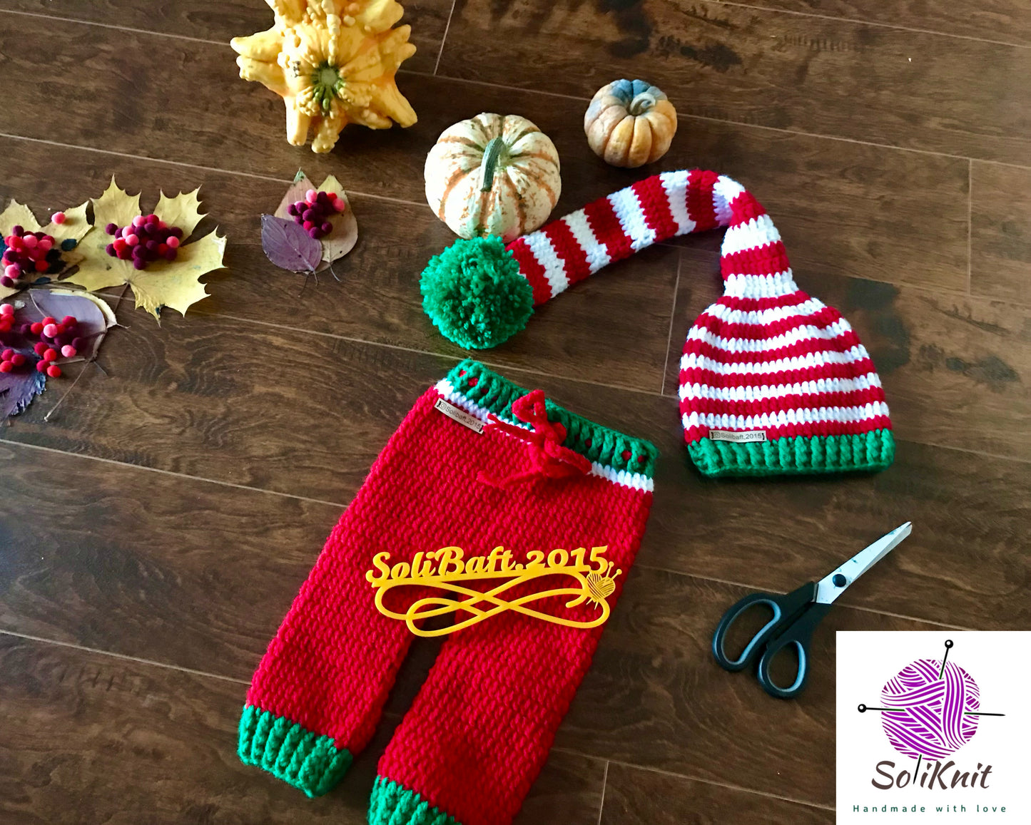 Christmas set( pants & hat)