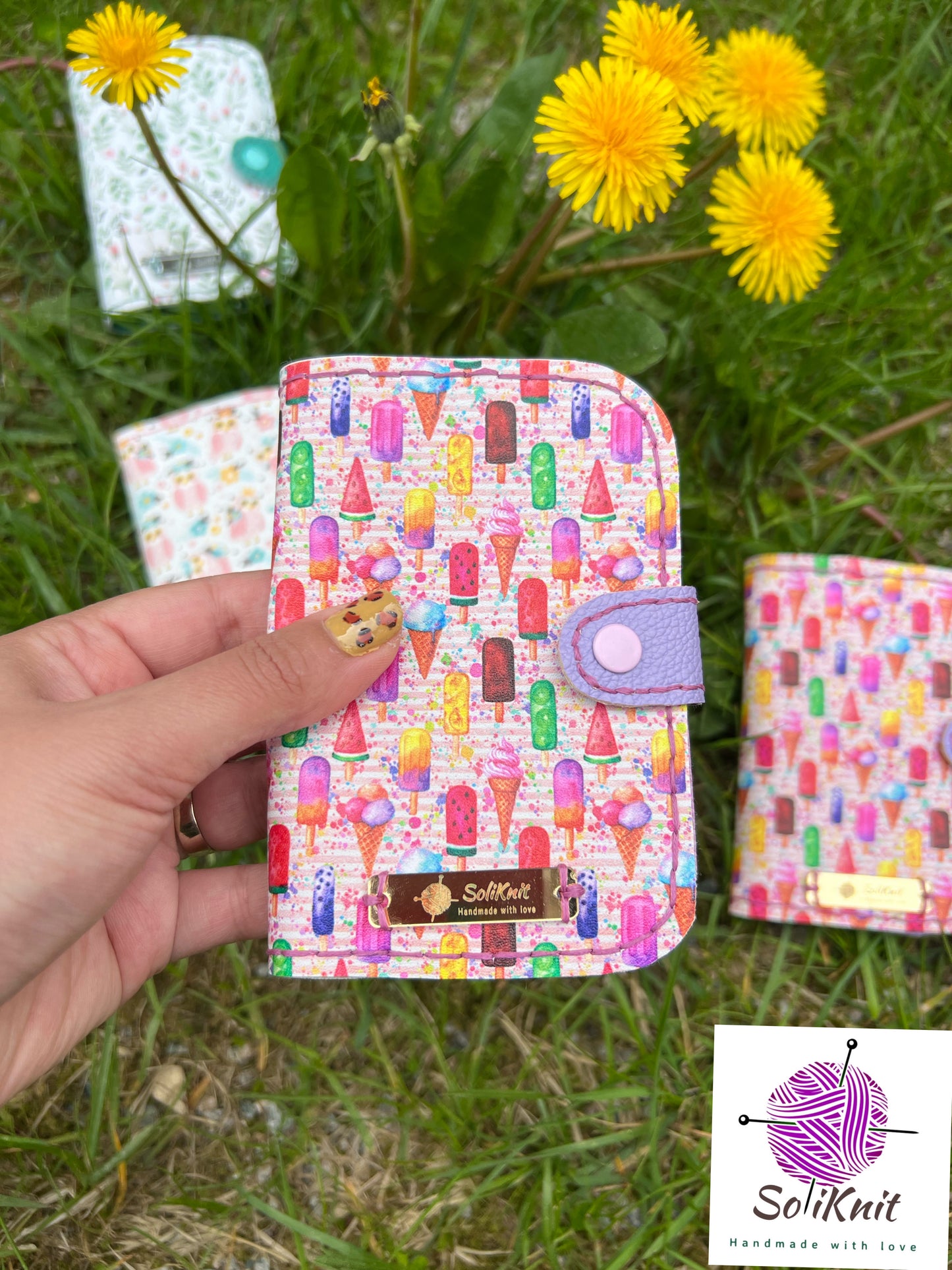 Wallet Card holder (ice cream)