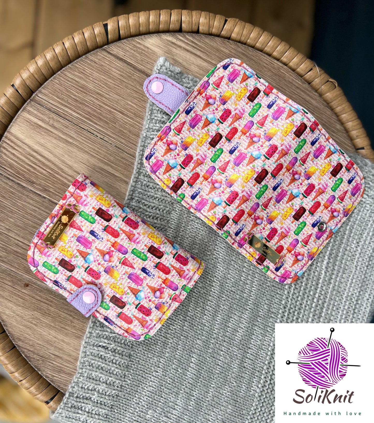 Wallet Card holder (ice cream)