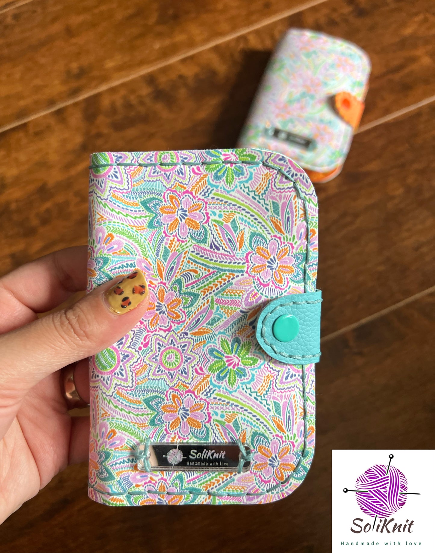Wallet card holder(flower print)