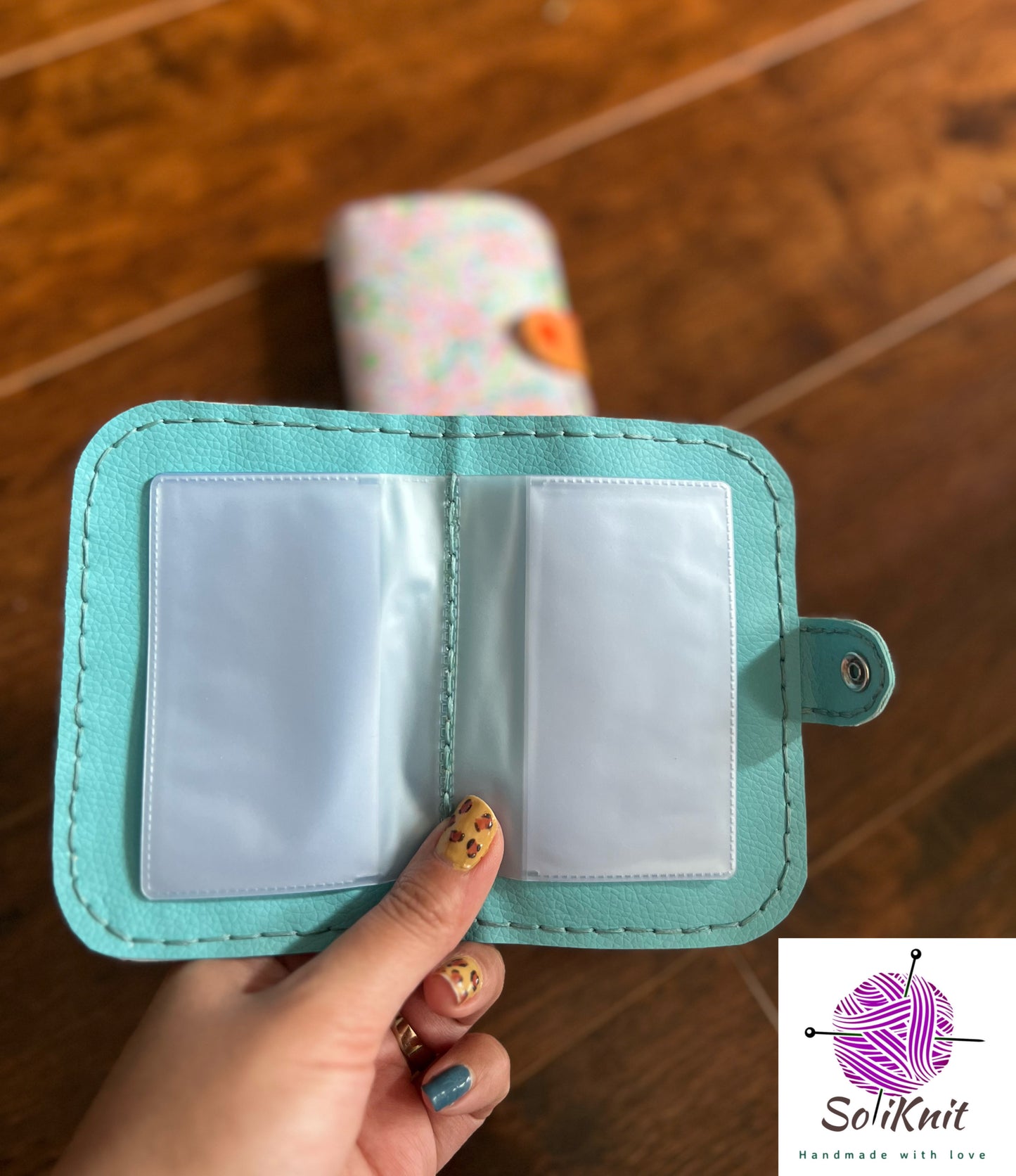Wallet card holder(flower print)