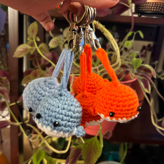 Whale keychain