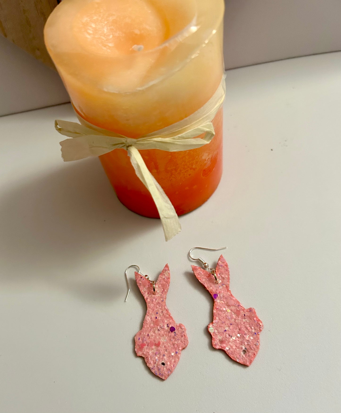 Little fish leather earrings