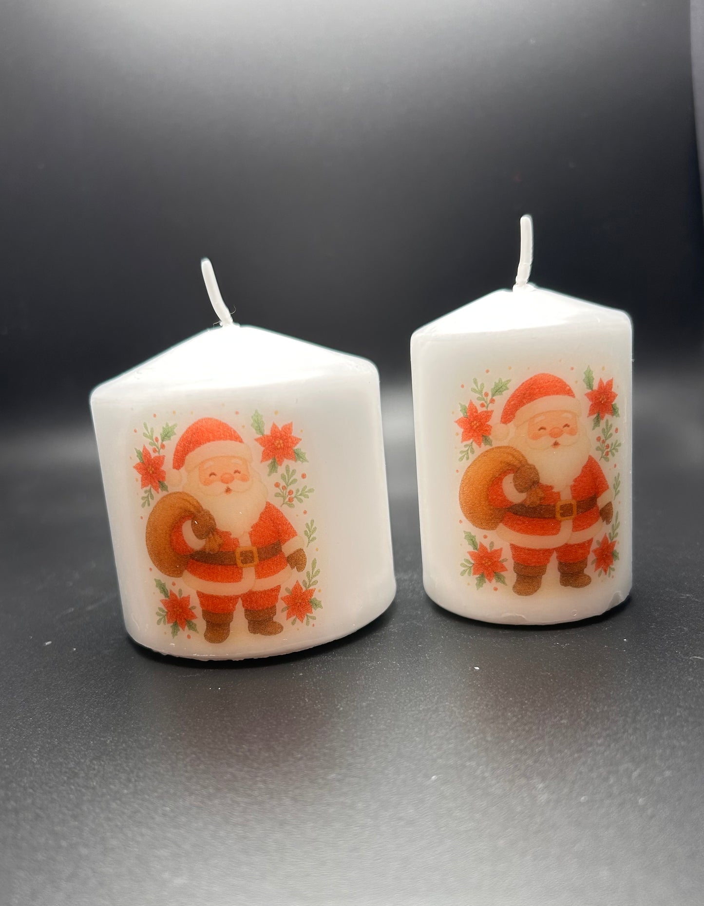 Christmas candle (Santa)