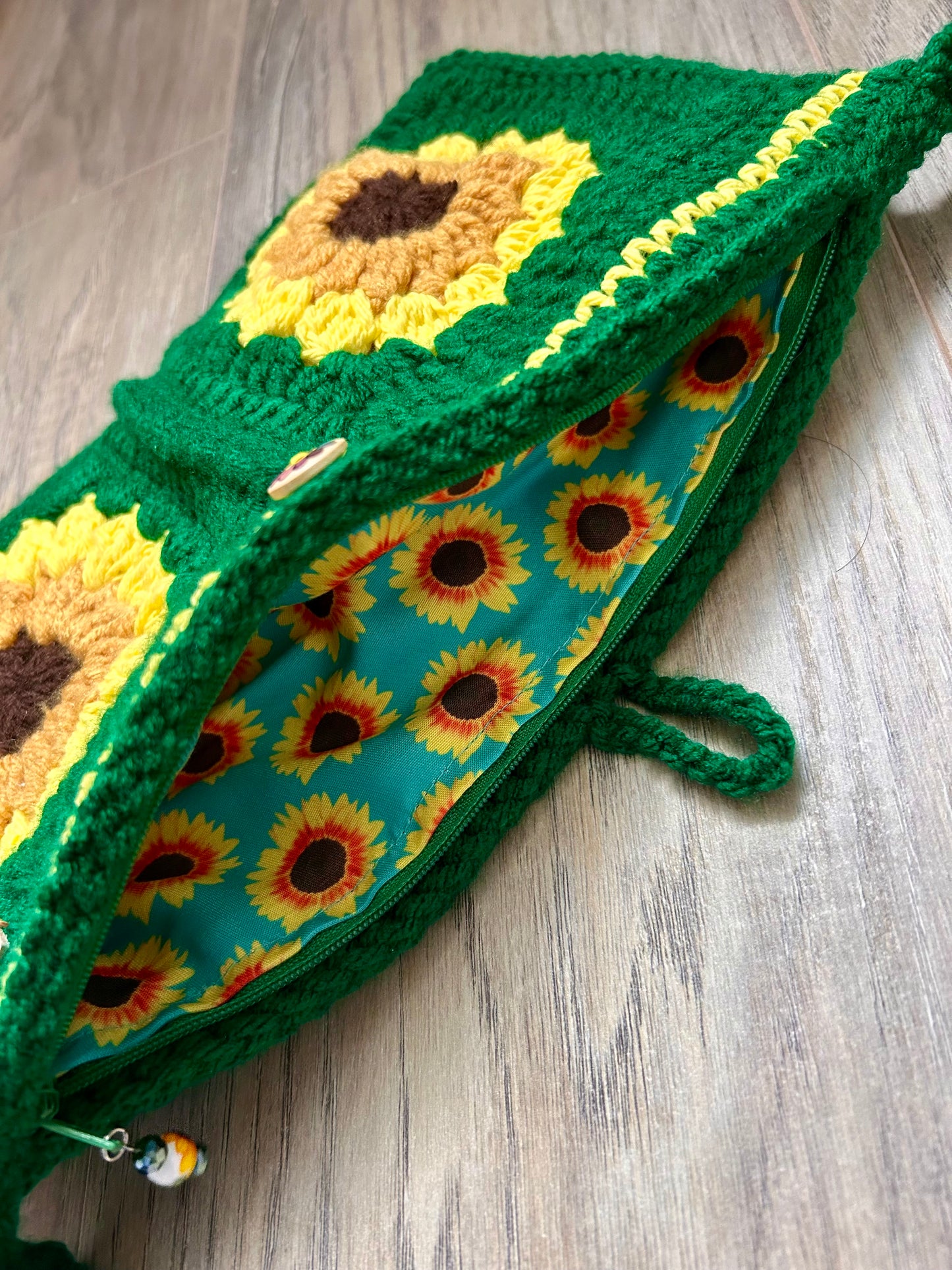 SunflowerCrochet handbag