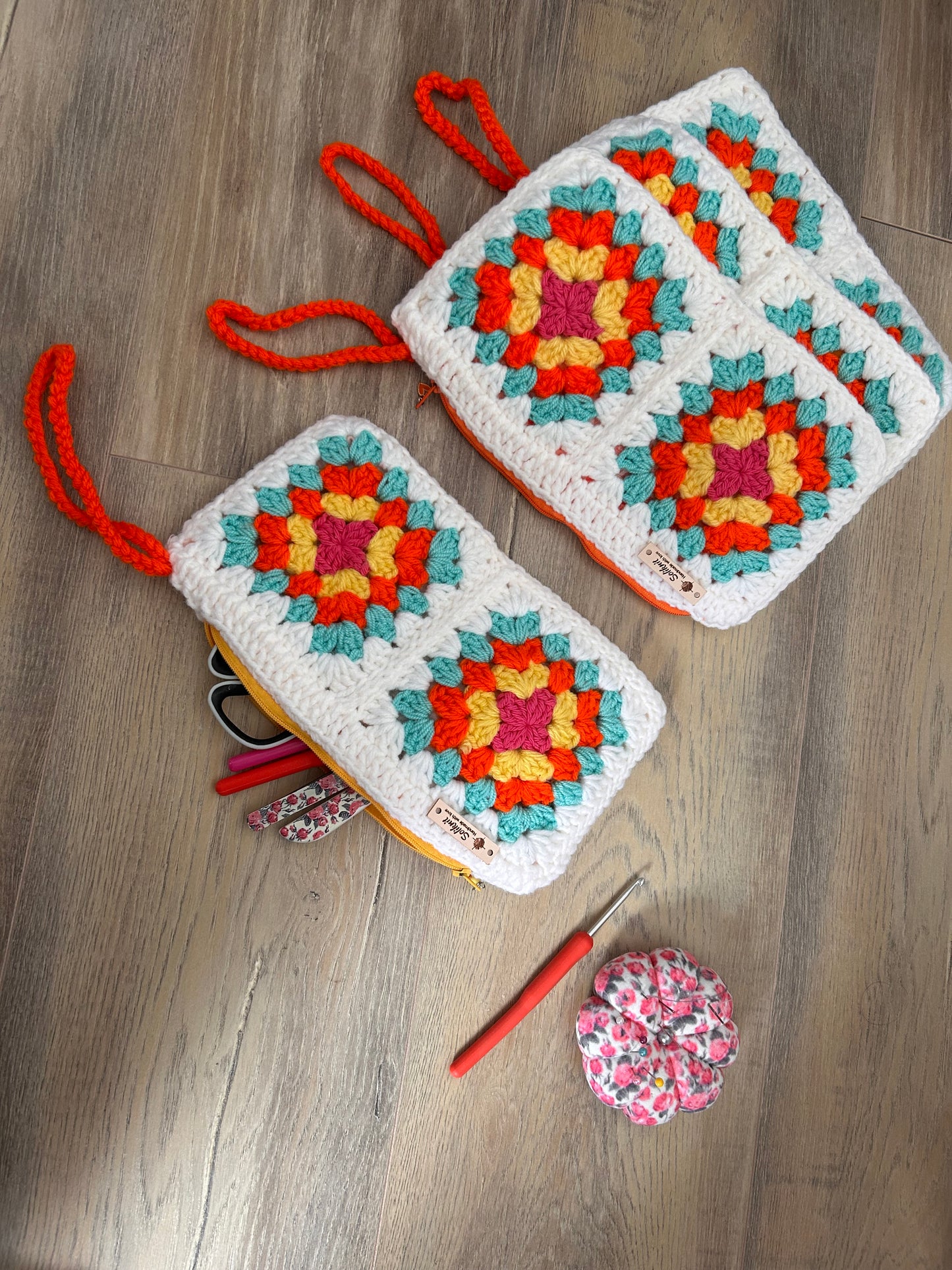 Granny Square Crochet handbag (style 2)