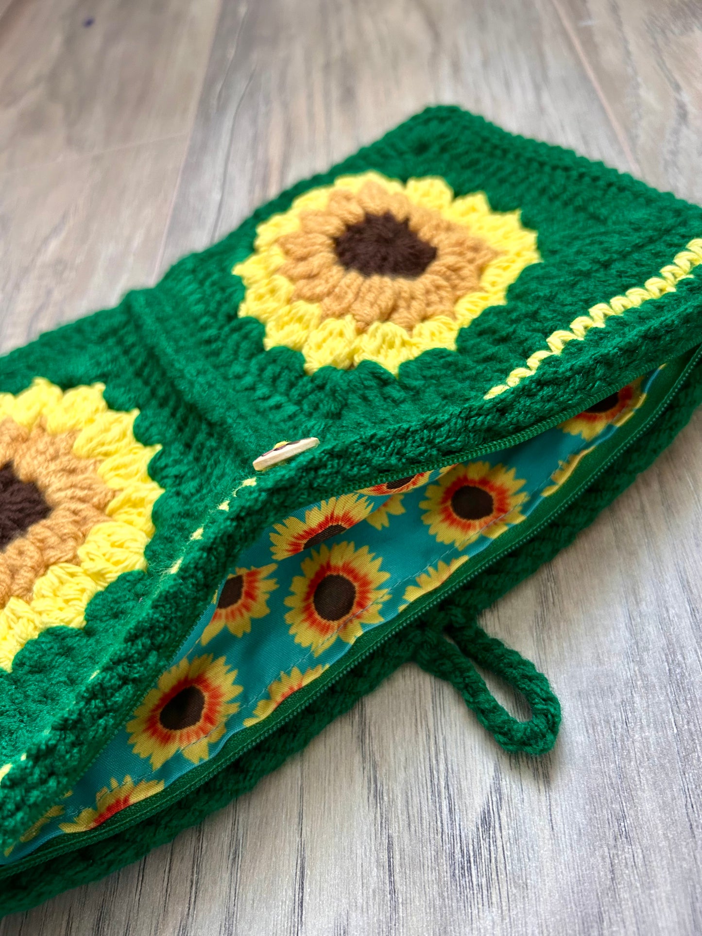 SunflowerCrochet handbag
