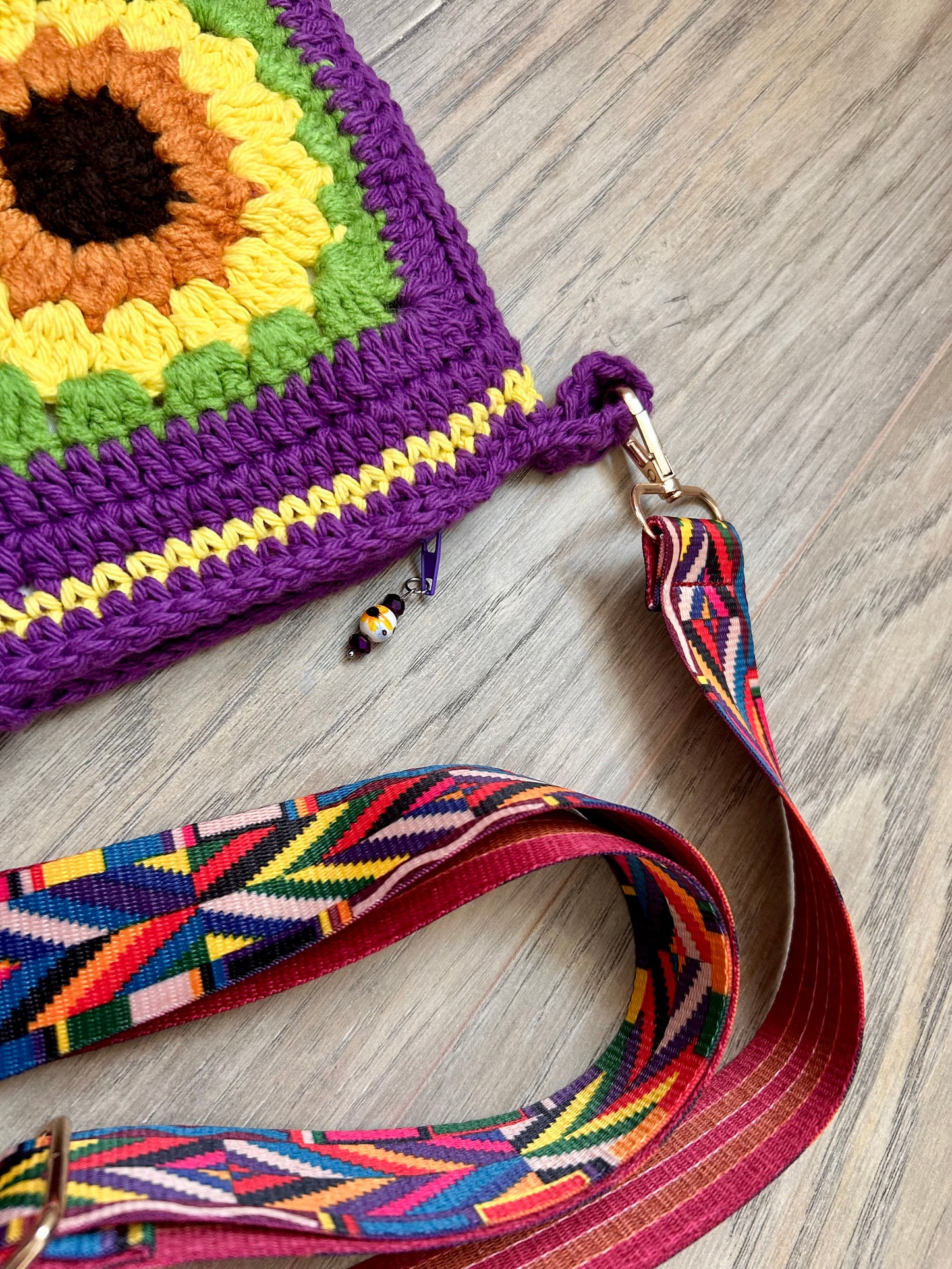 SunflowerCrochet handbag