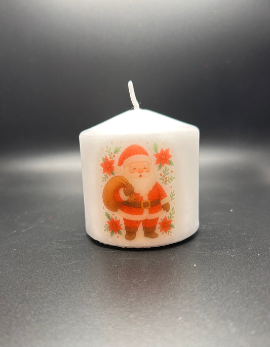Christmas candle (Santa)