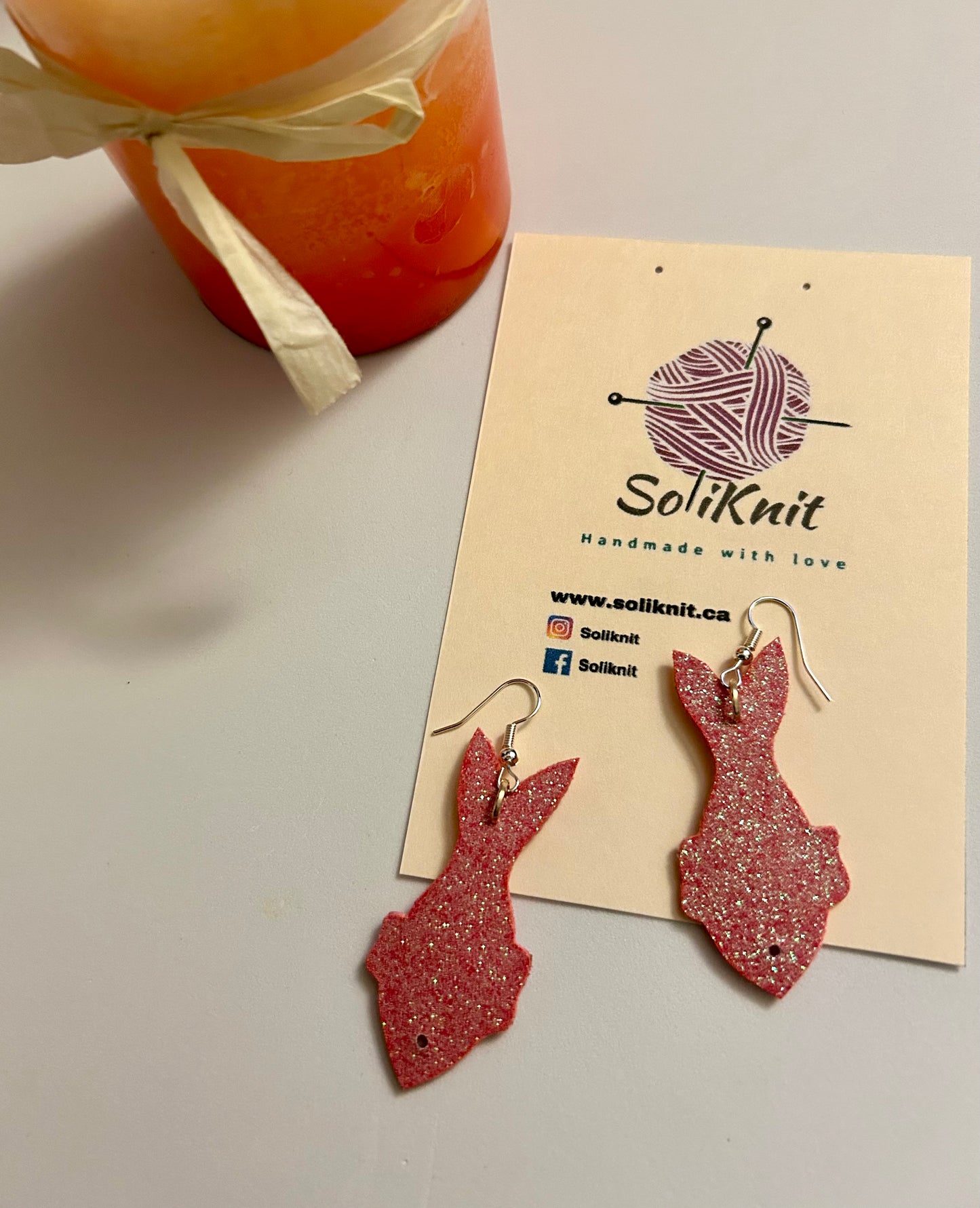 Little fish leather earrings