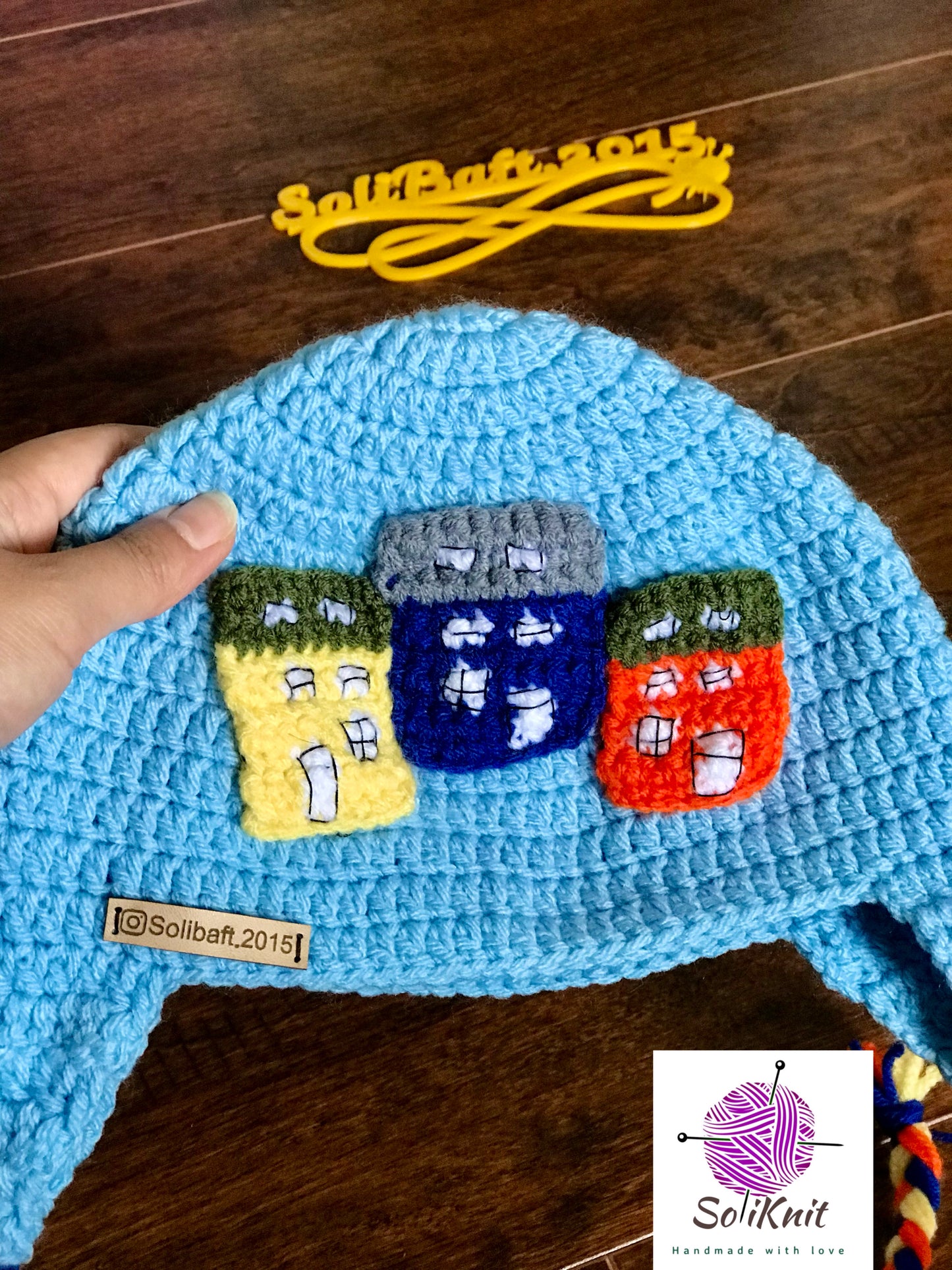 Colorful houses hat