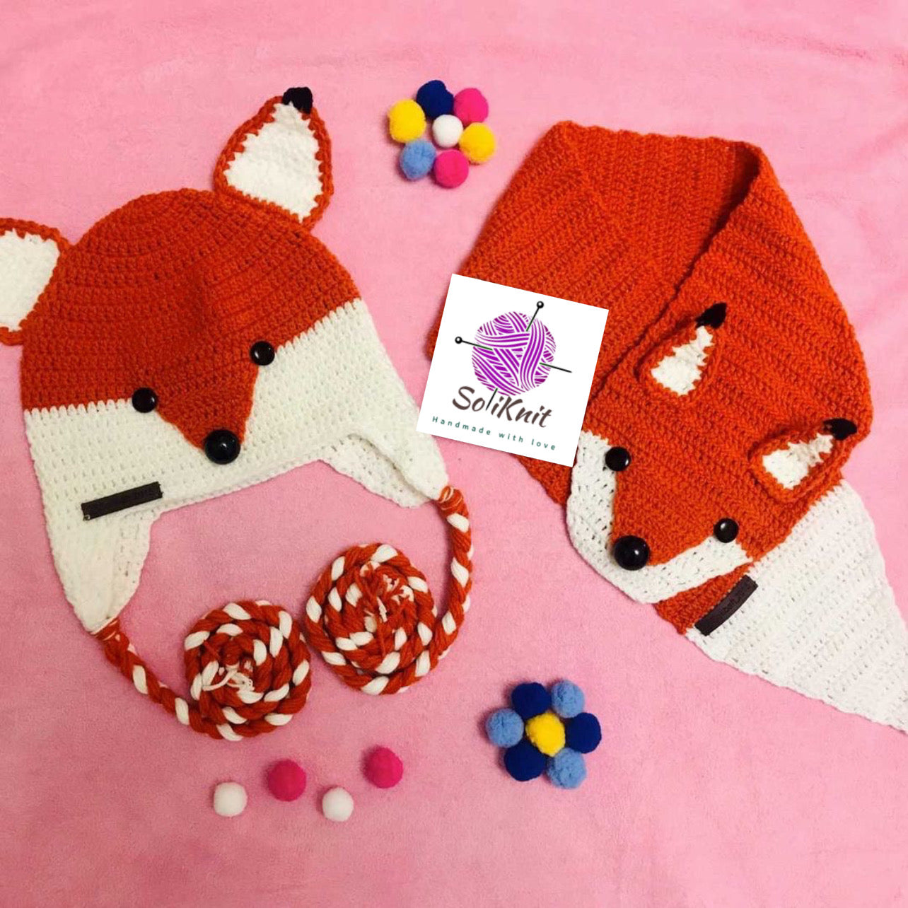 Fox hat and scarf