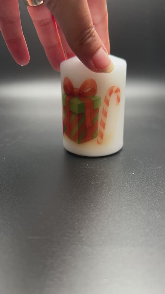 Christmas candle (gnome)