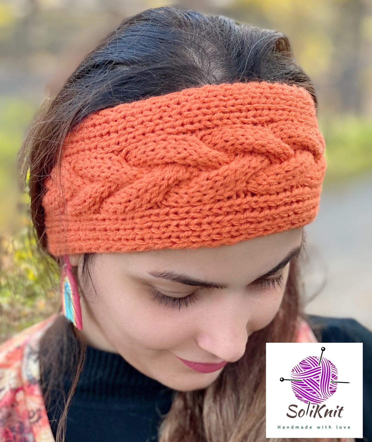 Knitting headband